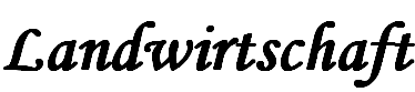 Landwirtschaft