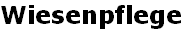 Wiesenpflege